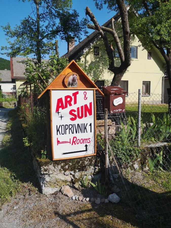 Art&Sun In An Incredible Village Koprivnik Kültér fotó